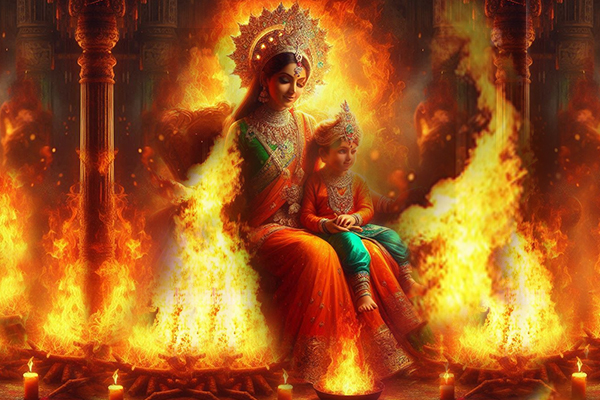 Story of Holika and the Ritual of Holika Dahan