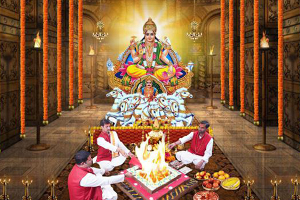 Surya Puja Japa and Yagya