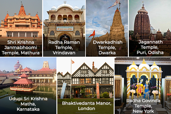 Temples Dedicated to Bhagwan Krishna