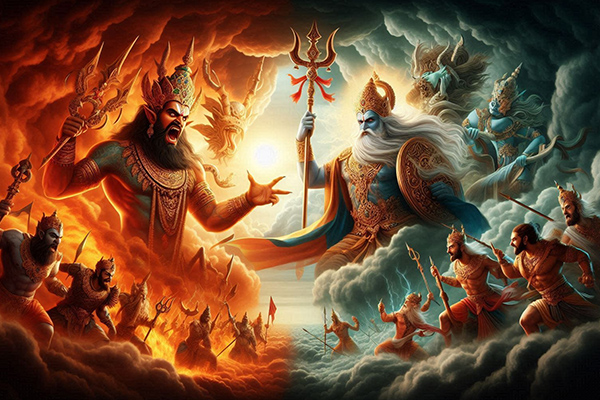 Battle of Jalandhar and Gods	