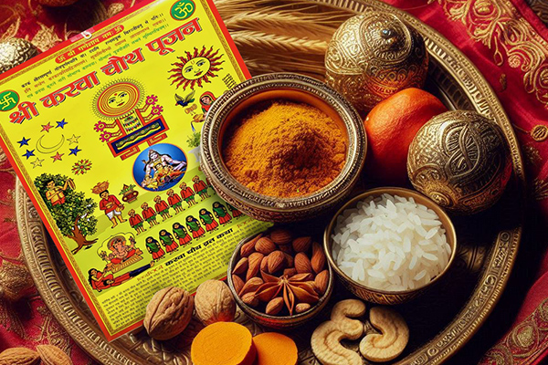 Karva Chauth Puja Thali