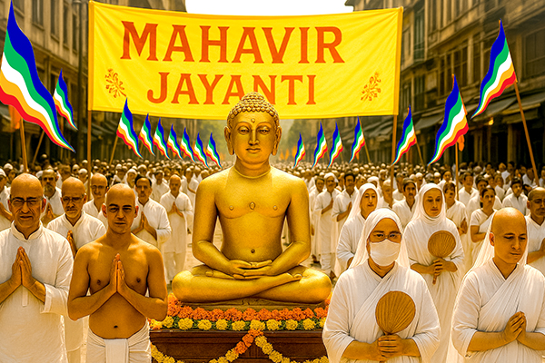 The Celebration of Mahavir Jayanti