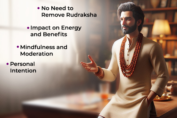 Things to Consider for Drinking Alcohol While Wearing Rudraksha