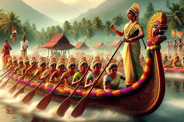 Vallamkali is known as the Snake Boat Race
