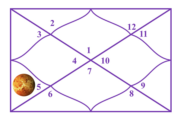 Venus in the 5th House