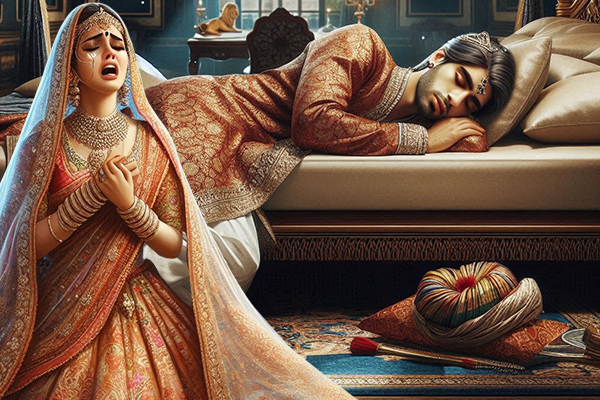 When Veeravati saw her husband