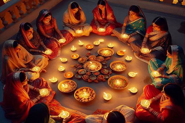Karva Chauth Puja at Home