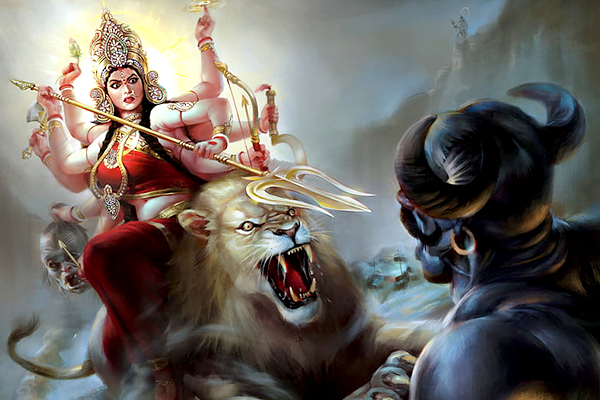 Who Is Goddess Durga and beheaded Mahishasura
