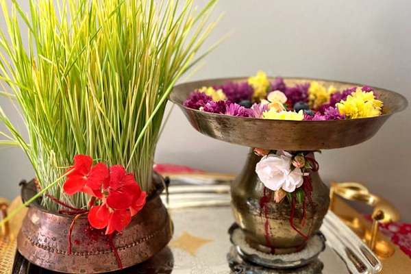 Preparations for Chaitra Navratri Puja