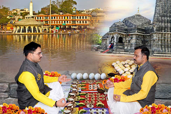 Group Tripindi Shradh Puja at Trimbakeshwar