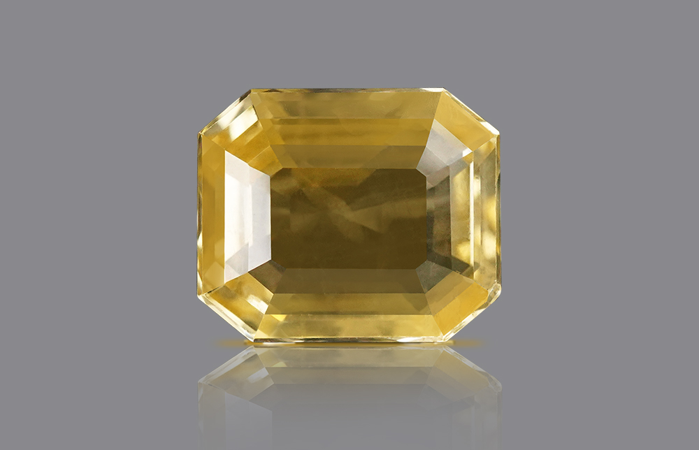 Yellow Sapphire Stone - 5.76 Carats