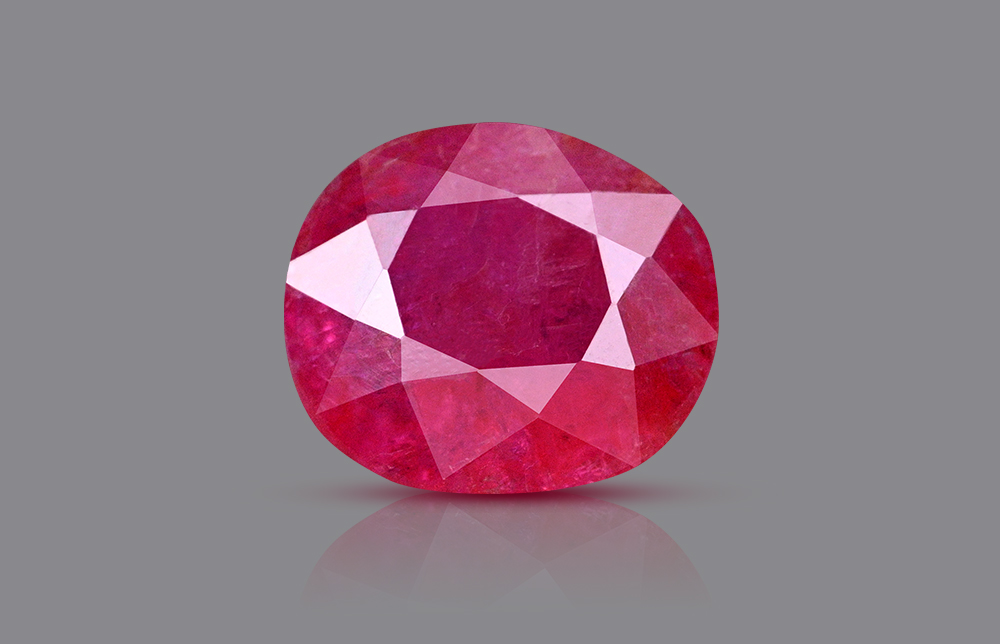 Natural Burma Ruby with certificate