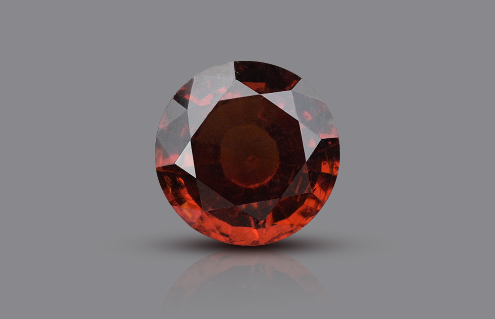 Natural Hessonite Garnet with certificate