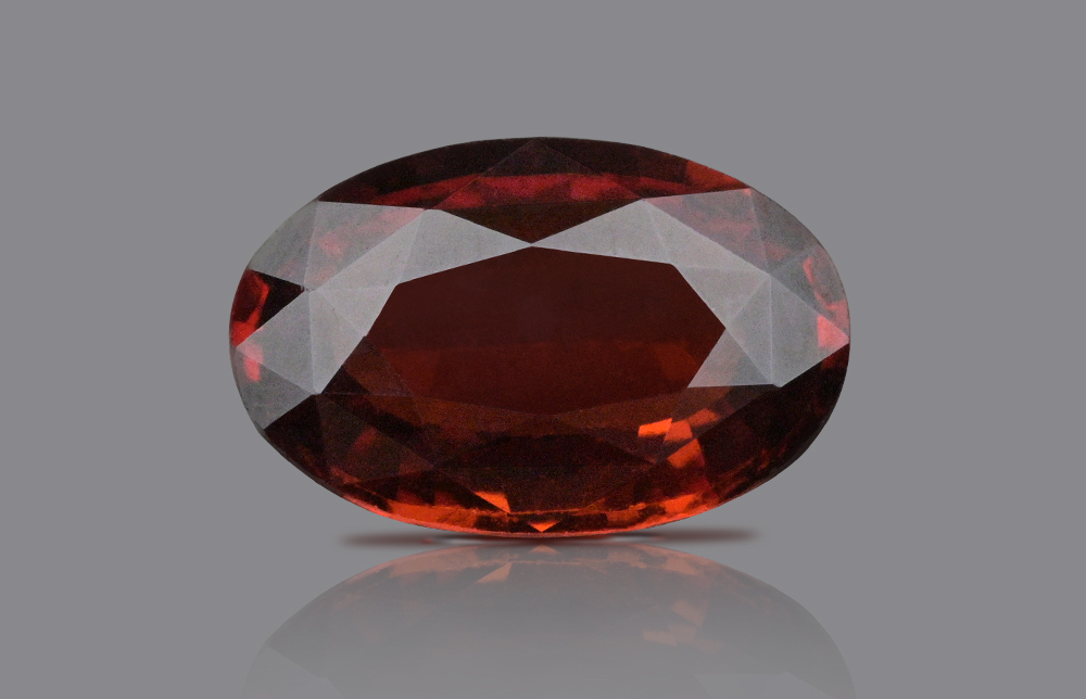 Natural Hessonite Garnet with certificate