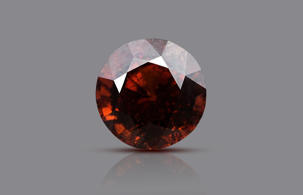 Natural Hessonite Garnet with certificate