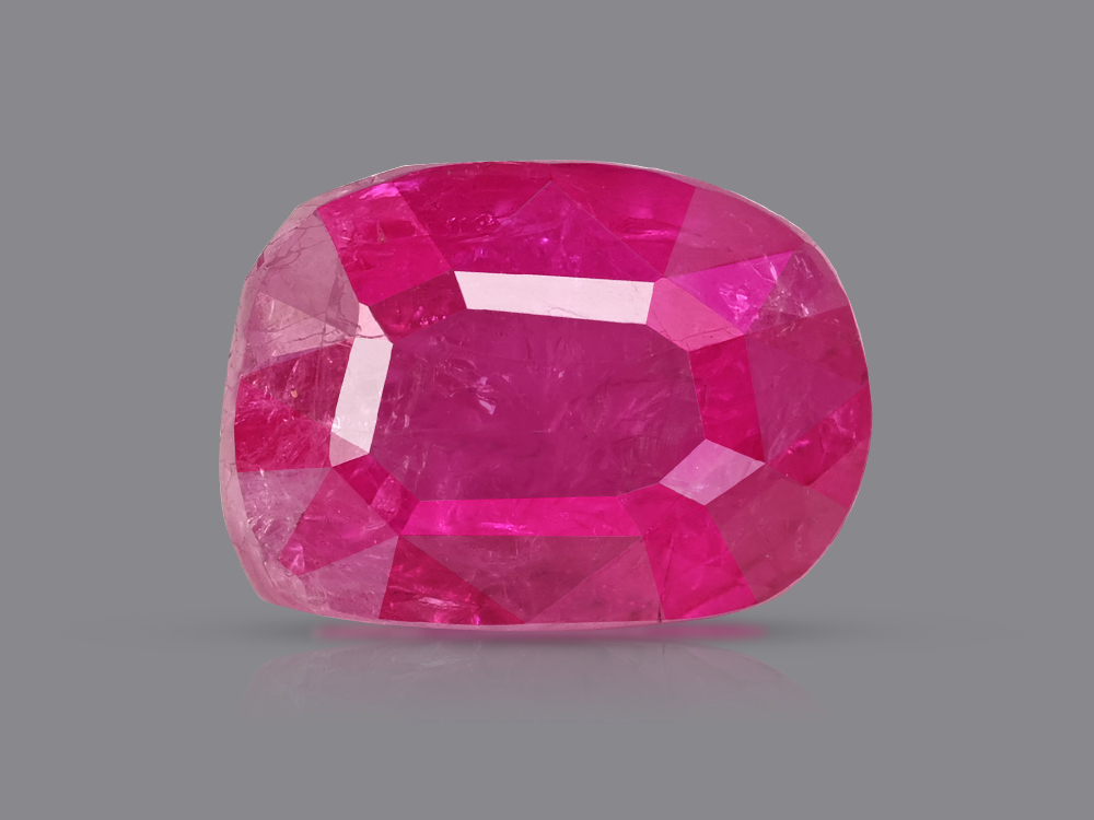 Natural Old Burma Ruby - 5.29 Carats