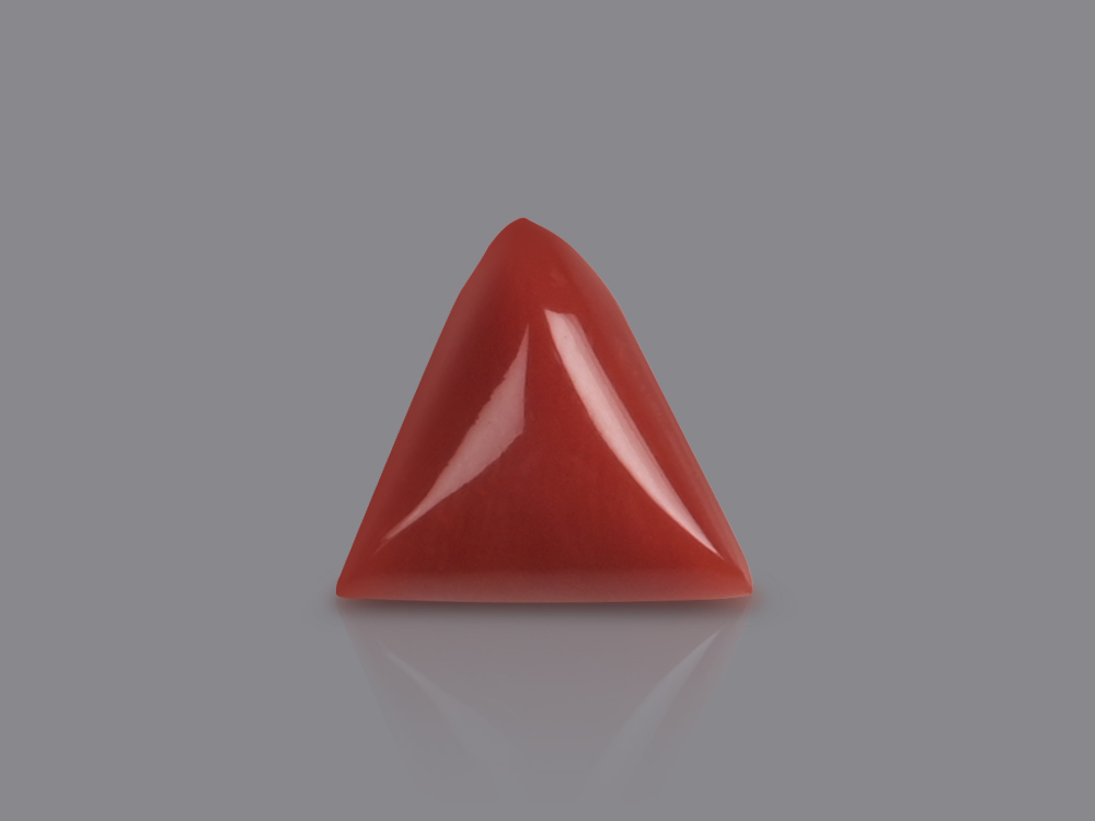 Triangular Italian Coral - 5 Carats
