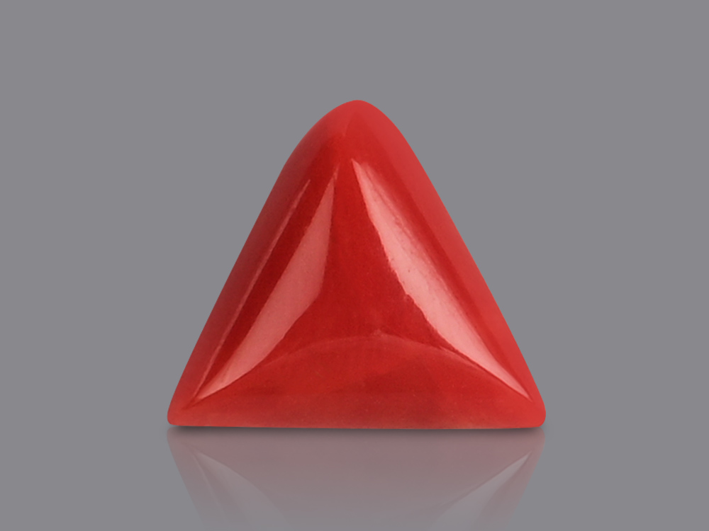 Italian Coral Triangular - 5.10 Carats