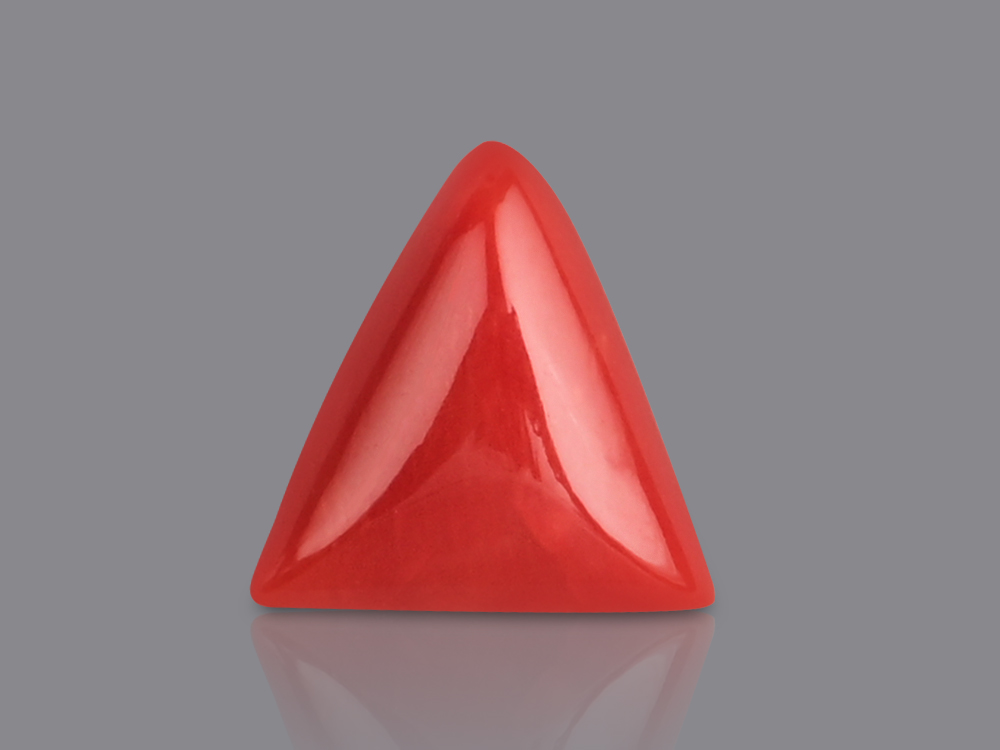 Italian Coral Triangular - 5.10 Carats