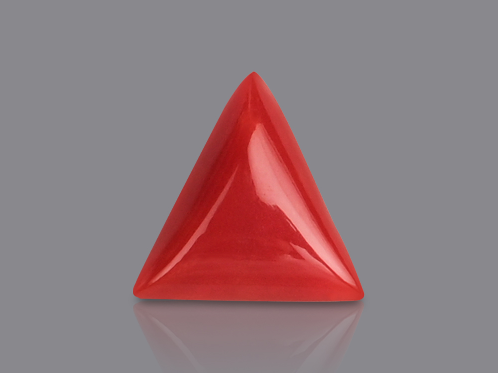Italian Coral Triangular - 5.10 Carats
