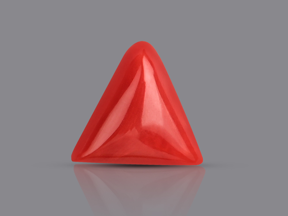 Italian Coral Triangular - 5.20 Carats