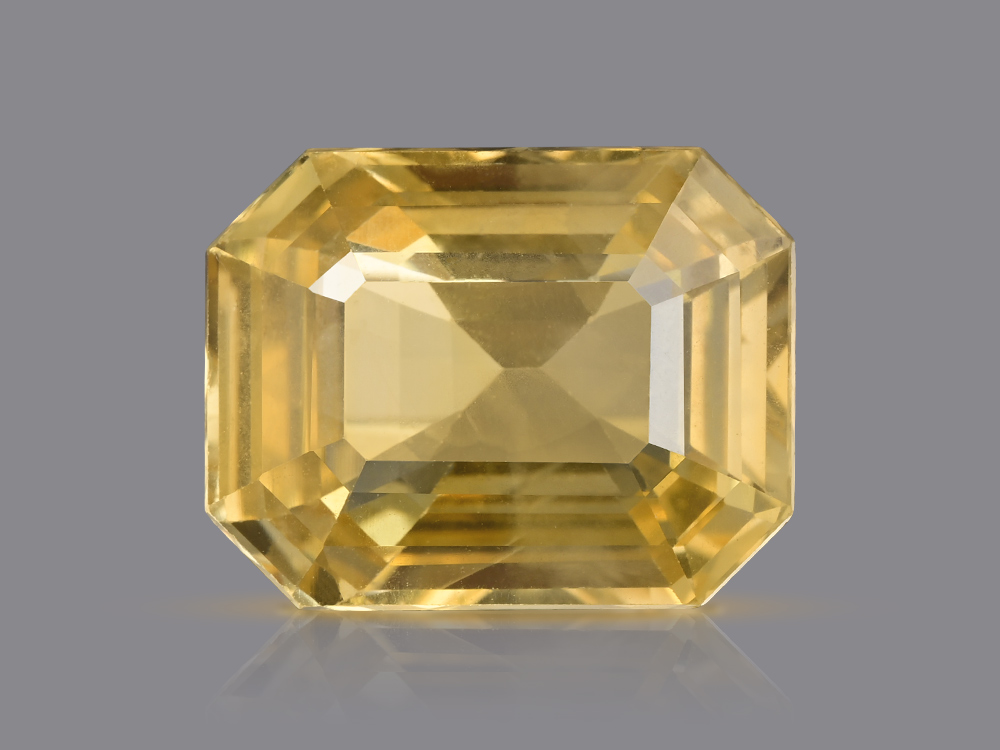 Yellow sapphire -11.49 Carats