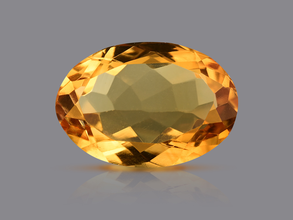 Yellow Citrine Stone - 4.50 Carats
