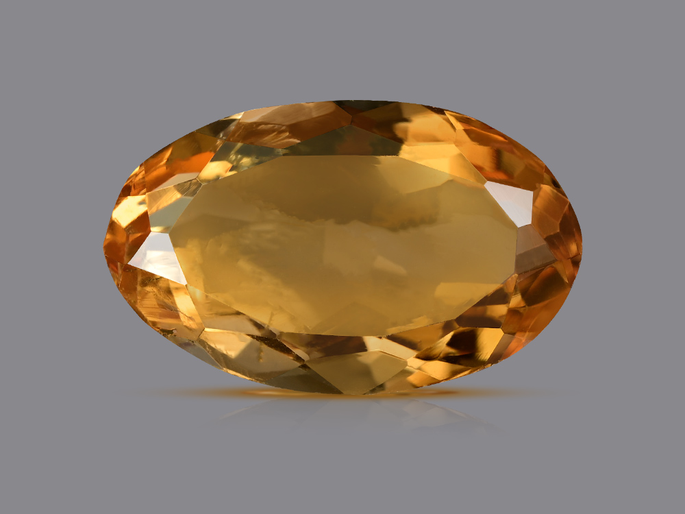 Yellow Citrine Stone - 4.30 Carats