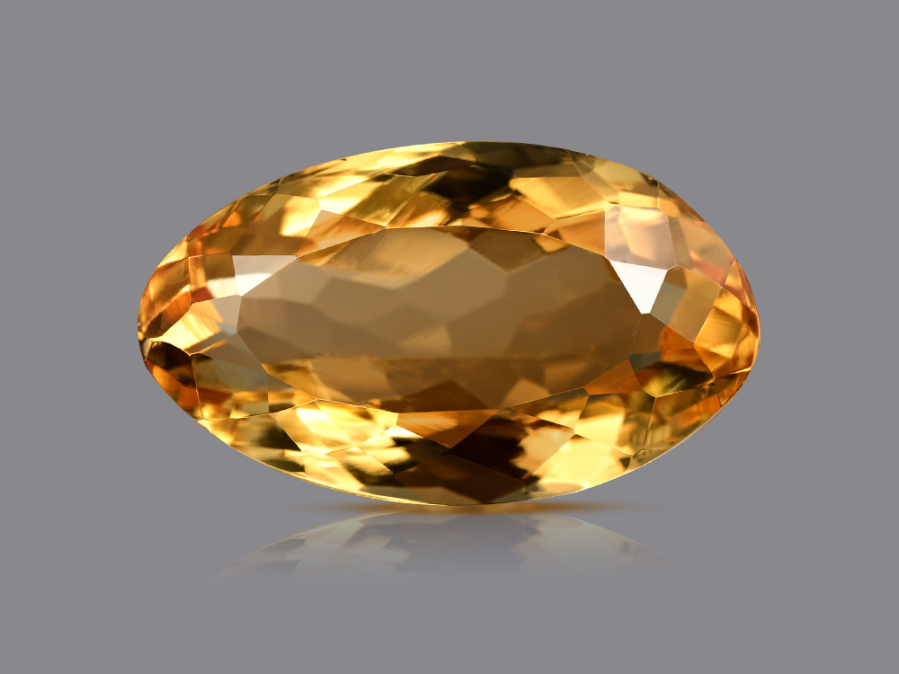 Yellow Citrine Stone - 4.90 Carats