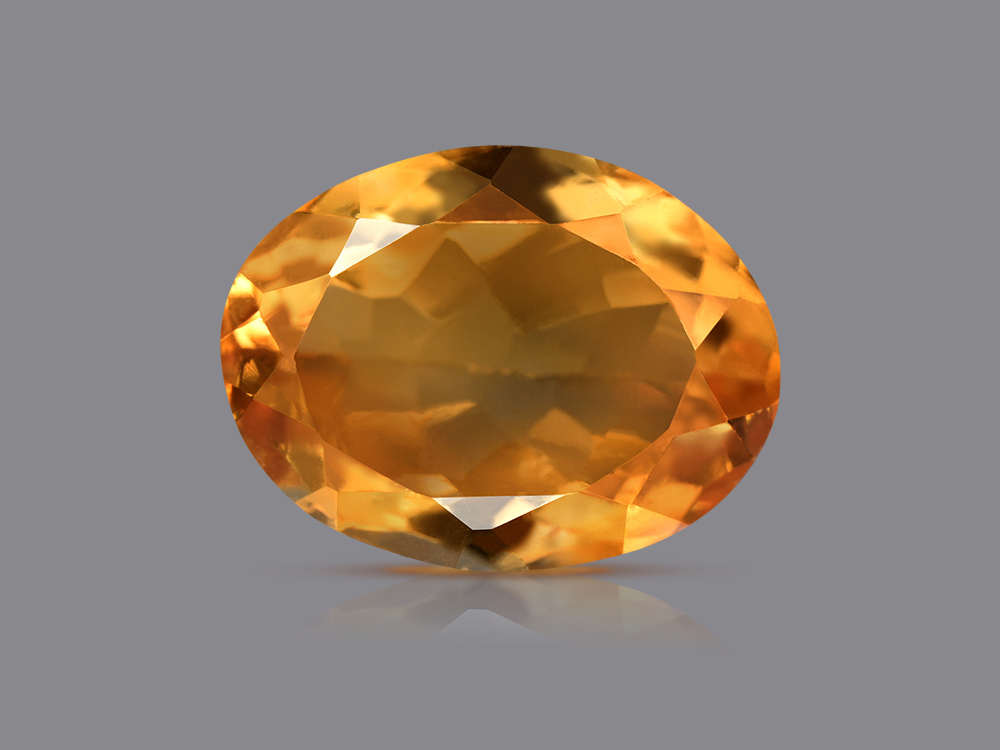Yellow Citrine Stone - 4.95 Carats
