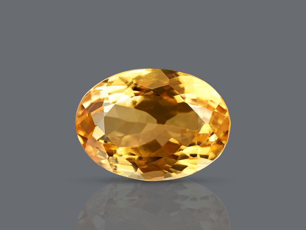 Yellow Citrine Stone - 11.25 Carats