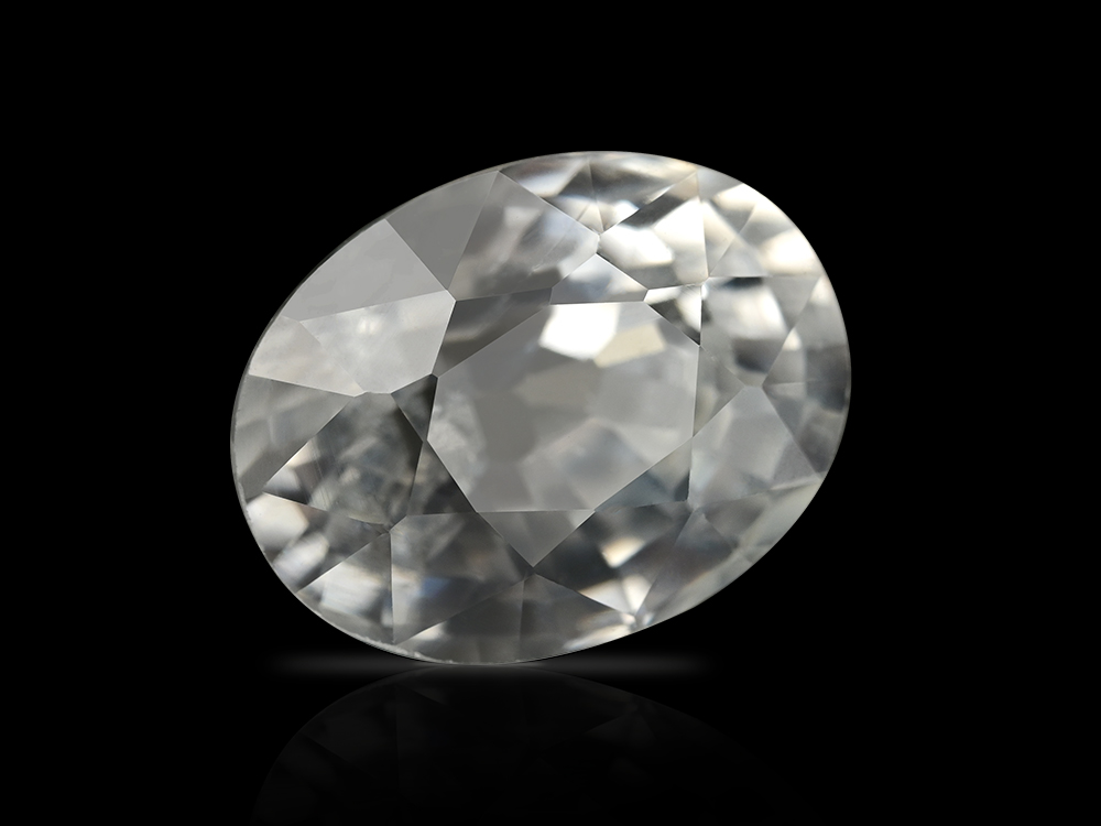 White Zircon Stone - 4.70 Carats