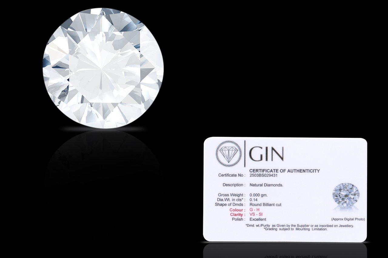 Diamond - 0.14 Cents -I