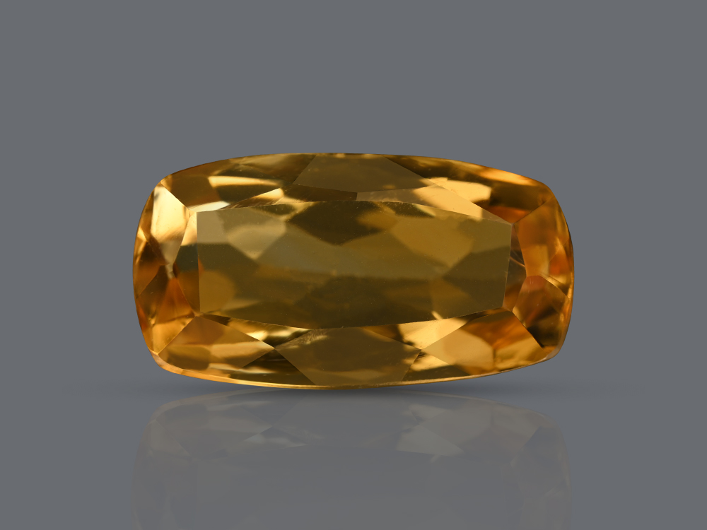 Yellow Citrine Stone Moti - 4.45 Carats