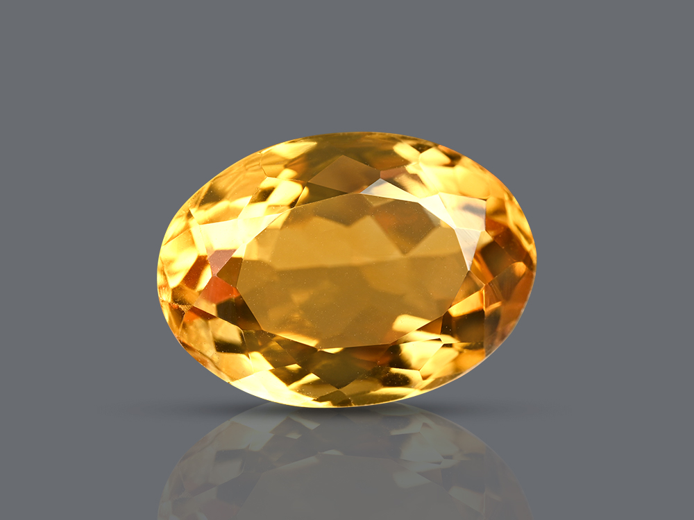 Yellow Citrine Stone - 5.35 Carats