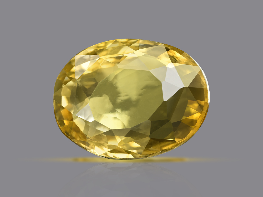 Yellow Sapphire Stone - 4.03 Carats