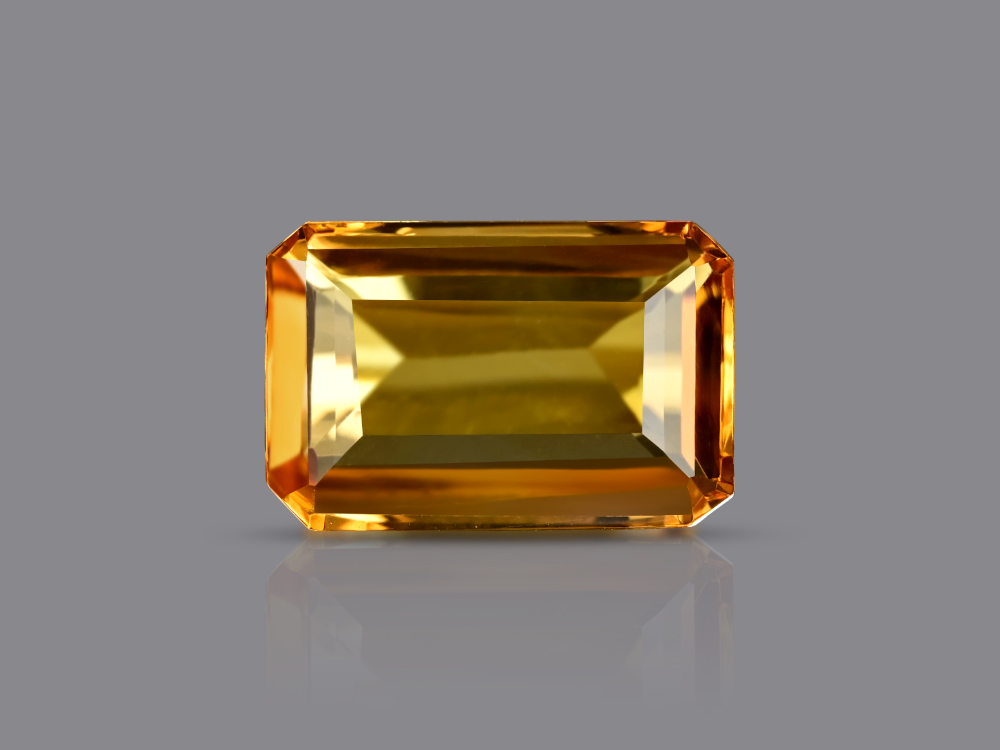 Yellow Citrine Stone - 3.45 Carats