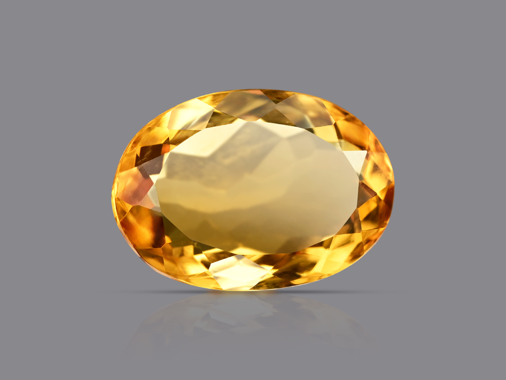 Yellow Citrine Stone - 3.90 Carats