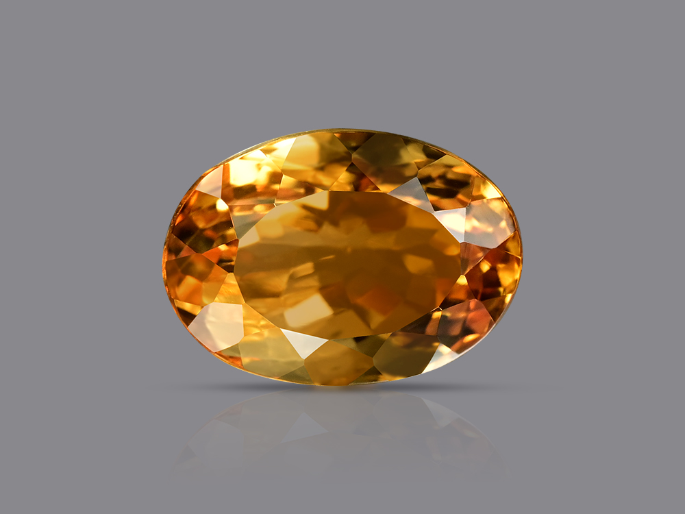 Yellow Citrine Stone - 4.35 Carats