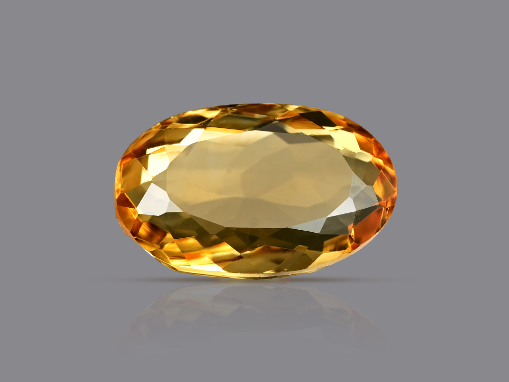 Yellow Citrine Stone - 4.50 Carats