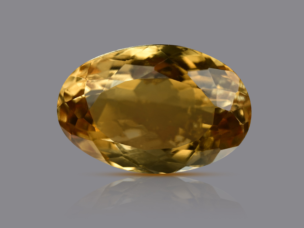 Yellow Citrine Stone - 4.65 Carat