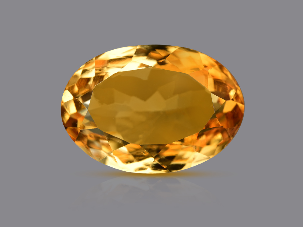 Yellow Citrine Gemstone - 4.70 Carat