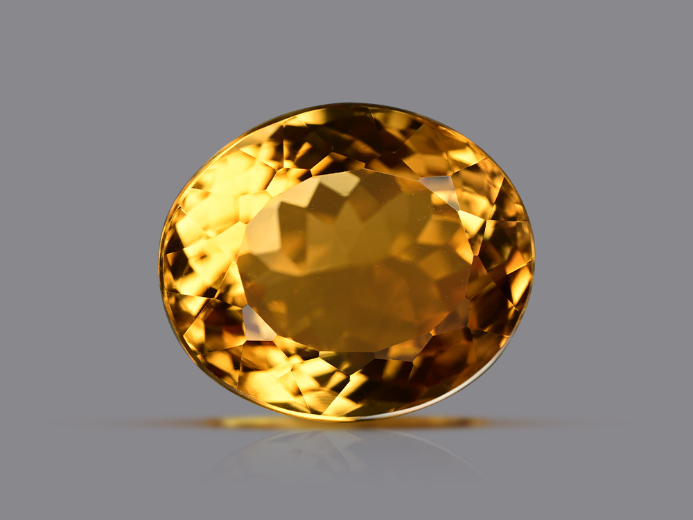 Yellow Citrine Stone - 6.50 Carats