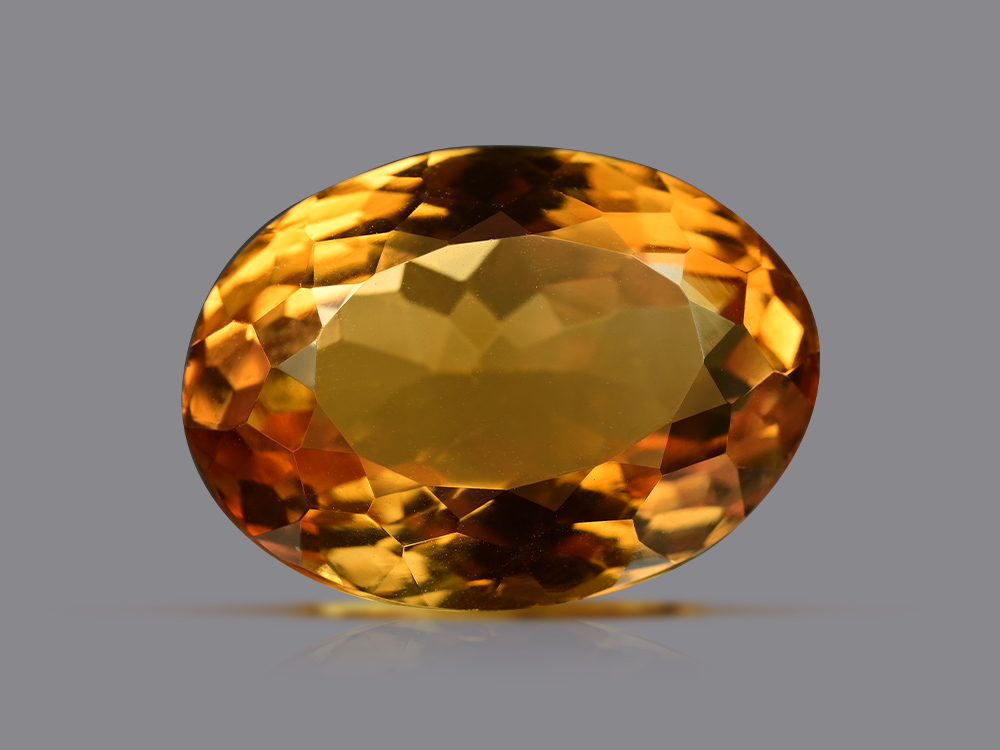 Yellow Citrine Stone - 7.30 Carats