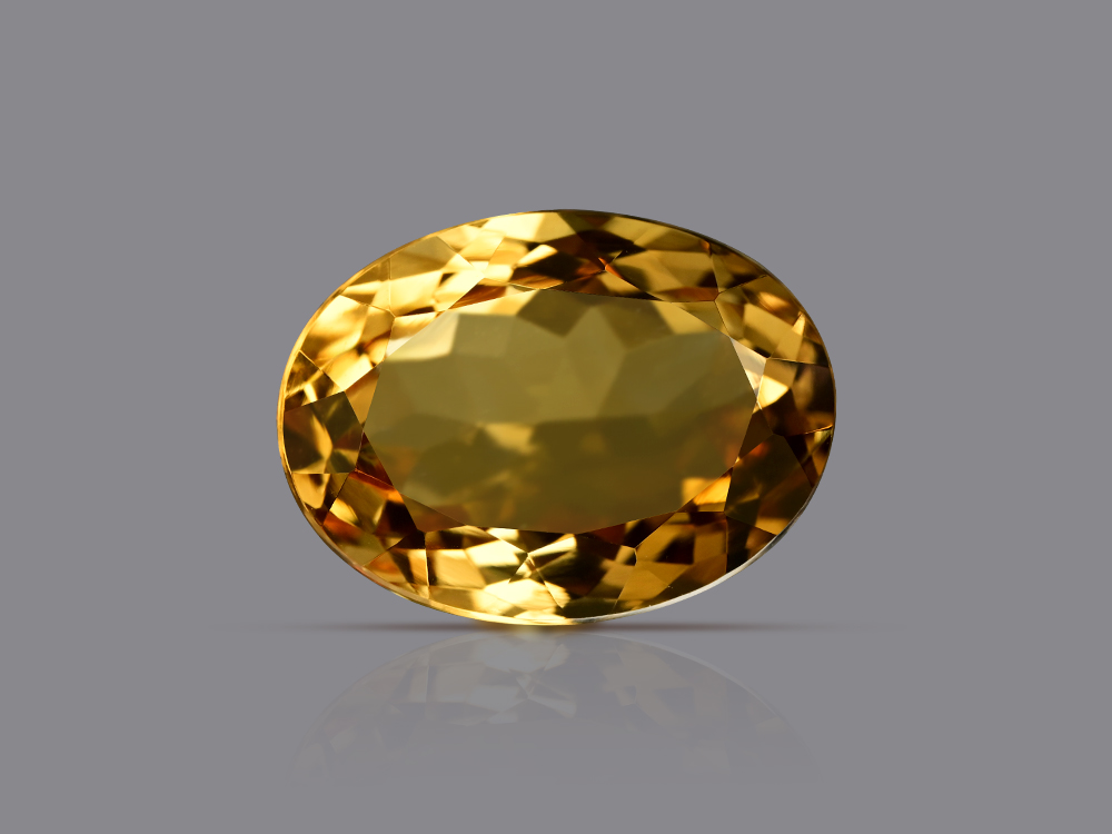 Yellow Citrine Stone - 7.35 Carats