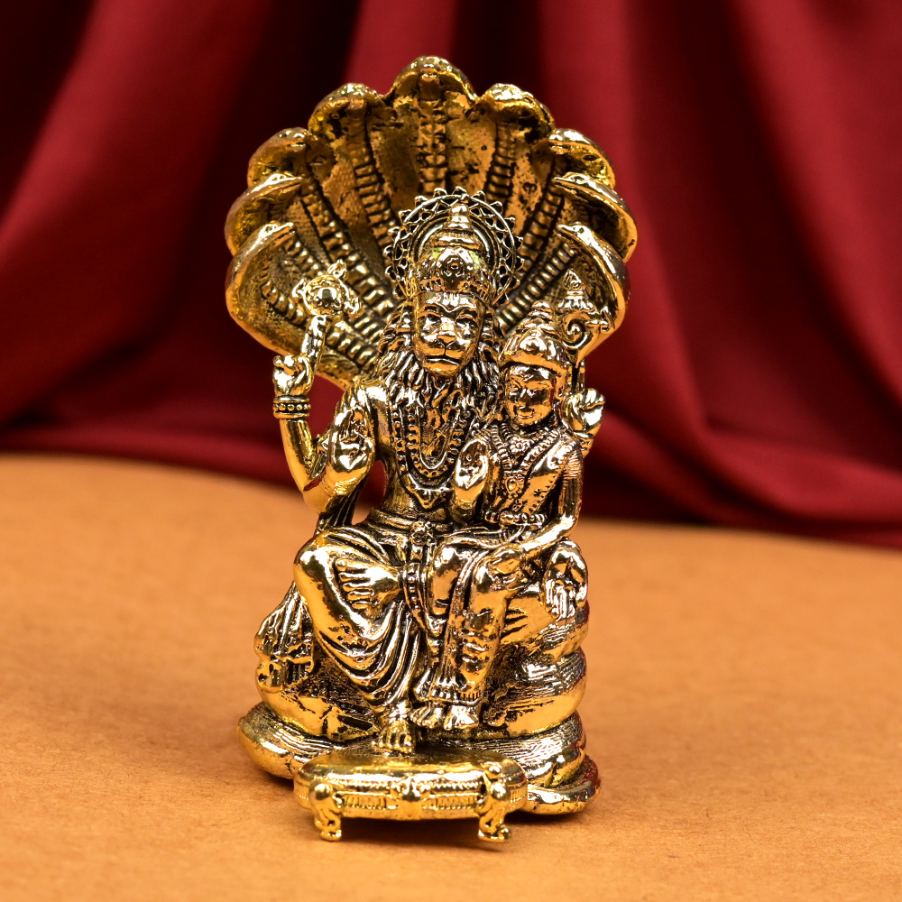 Narsimha Laxmi Ashtadhatu Idol