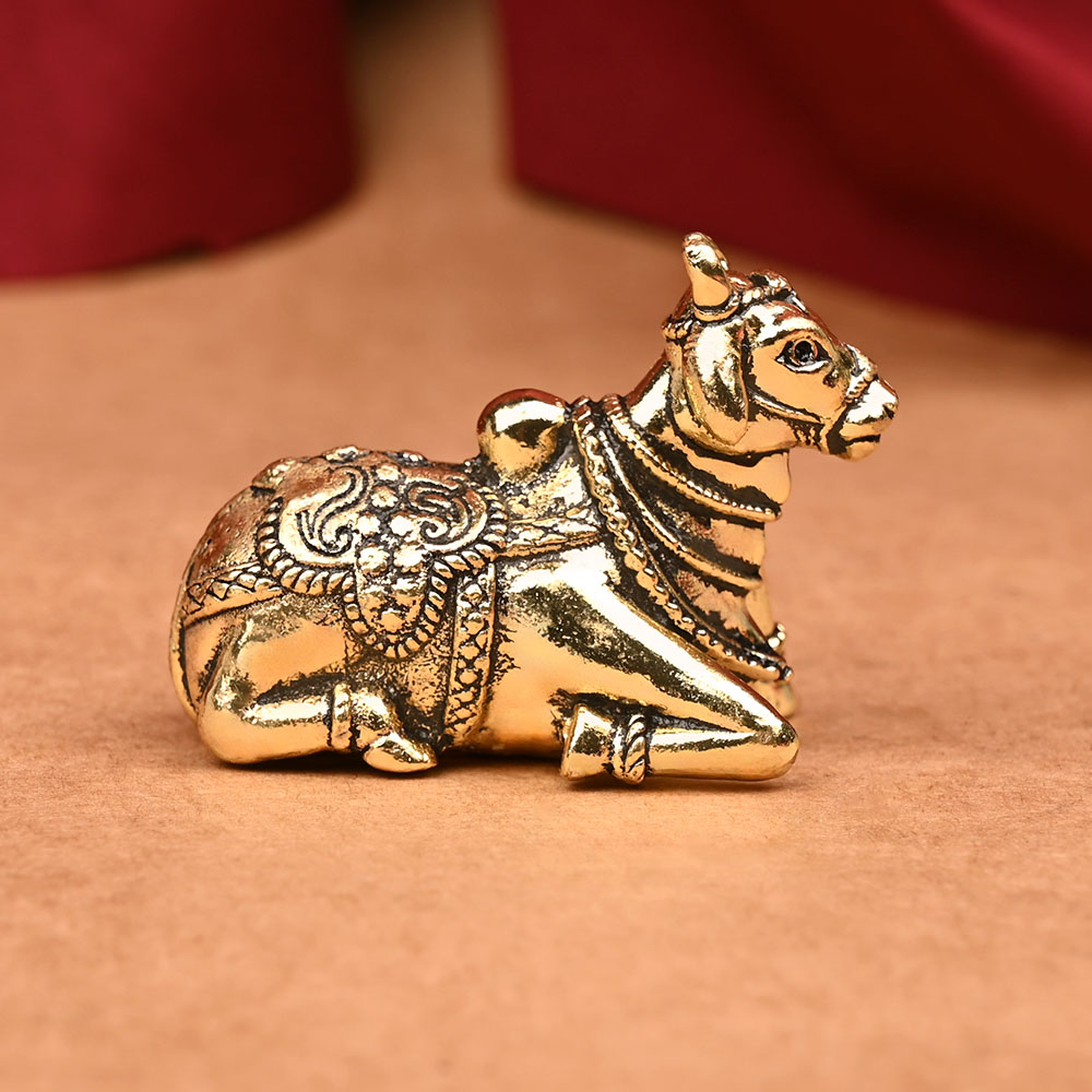 Nandi Shiva Vahan Ashtadhatu Idol