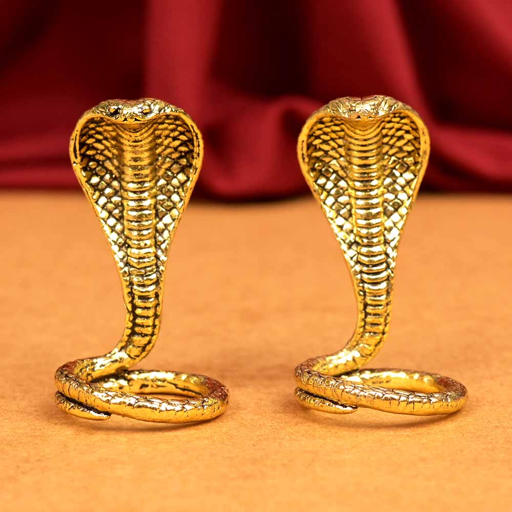 Ashtadhatu Naag Nagin Set (Pair of Snakes)