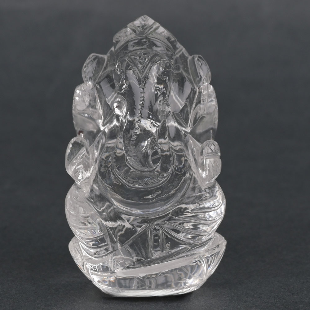 Buy Sphatik Ganesh Idol - 57 gms from Rudra Centre (Rudraksha Ratna) at reasonable prices.
