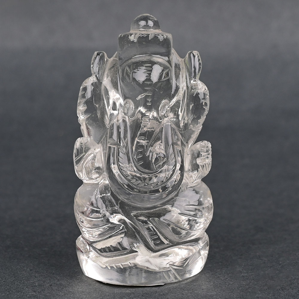 Buy Sphatik Ganesh Idol - 62 gms from Rudra Centre (Rudraksha Ratna) at reasonable prices.
